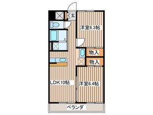 グランソール東照宮の物件間取画像